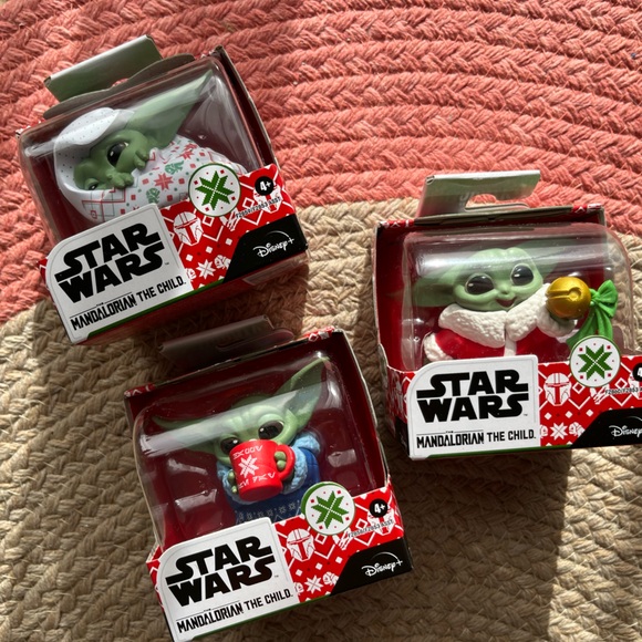 🎄3 Star Wars The Mandalorian Child Bounty Collection Holiday Baby Yoda Grogu - Picture 3 of 10